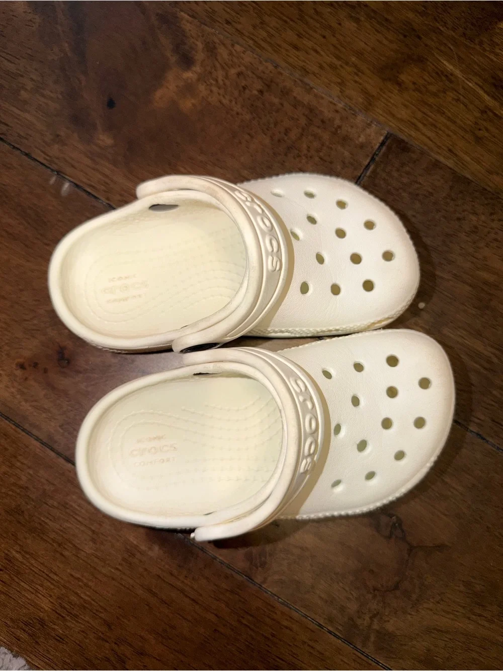 CROCS Kids Classic Clogs in White